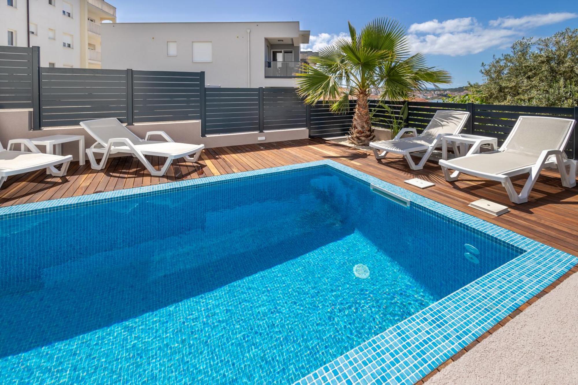 Adriatic Garden Apartments Okrug Gornji Exterior foto